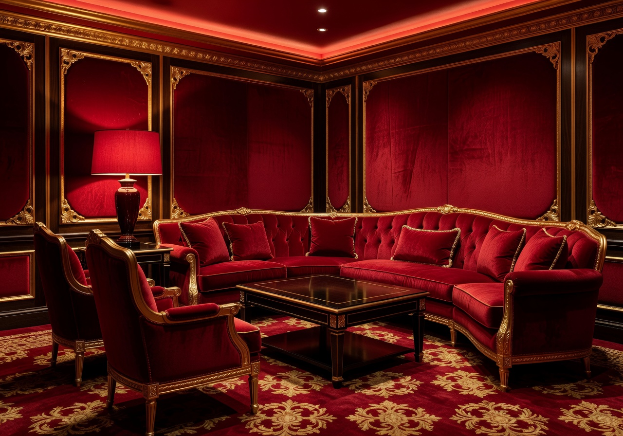 Crimson VIP Suite with red and gold luxury interior
